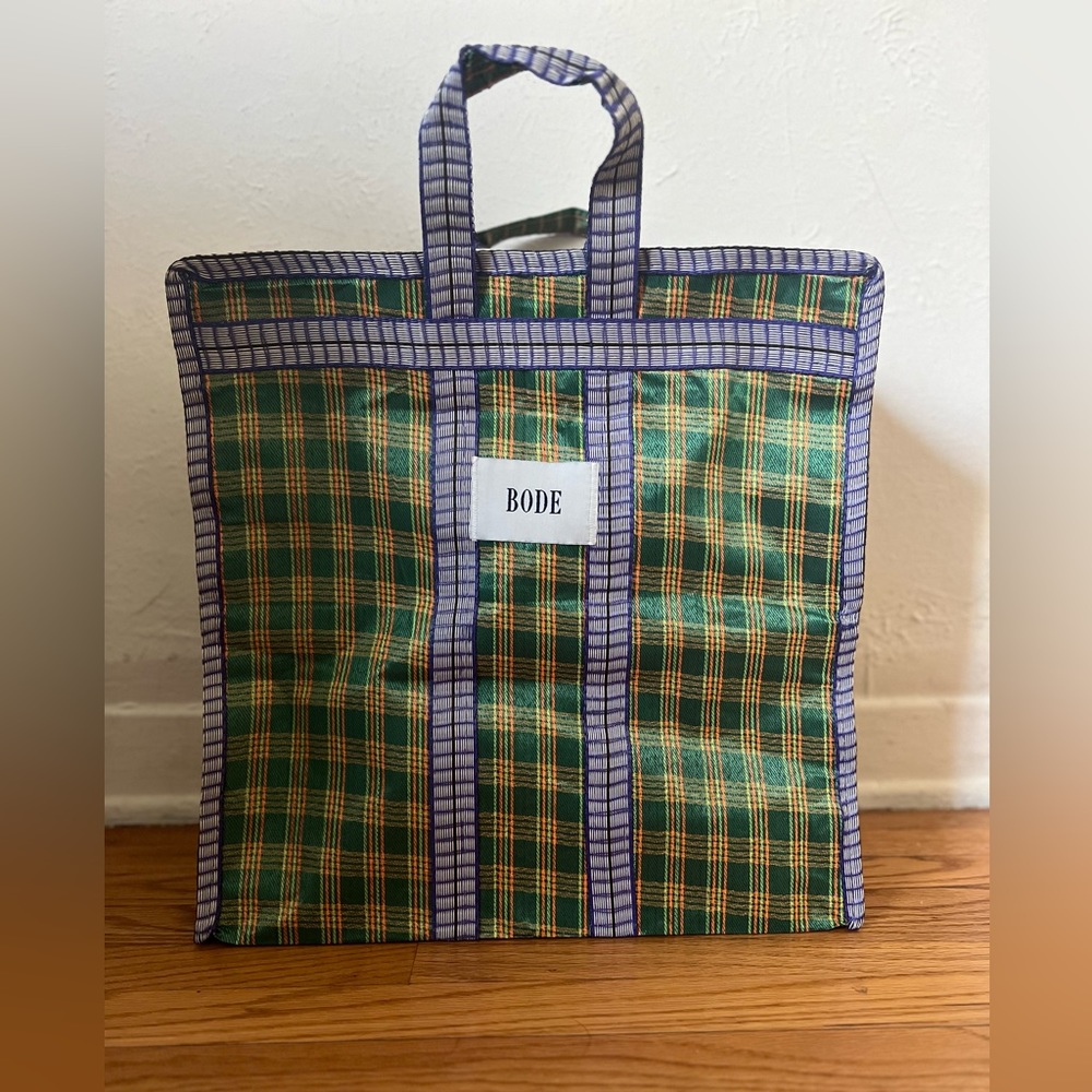 Nylon printed tote by BODE